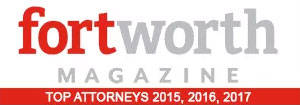 Fort Worth Magazine Top Attorneys 2015-2017